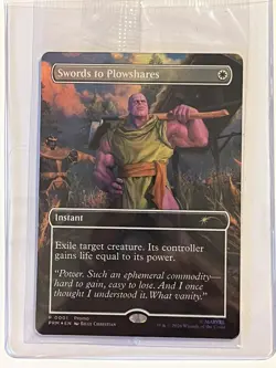 Magic the Gathering PSA Magazine Promo Swords to Plowshares Thanos Sealed - Image 4
