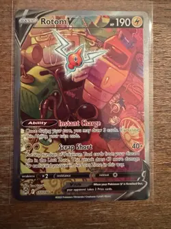 Pokemon Lost Origin Rotom V 177/196 Alternate Art - Image 1
