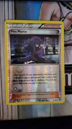 Hex Maniac 75/98 Uncommon Ancient Origins Pokemon Reverse Holo NM/M - Image 1