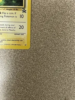 Pokemon Pikachu 27 Wizards Black Star Promos -HEAVILY PLAYED-/DAMAGED - Image 4