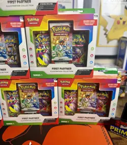 Pokemon TCG First Partner Series 1 Illustration Collection Box Lot Of 6 - Image 3