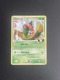 Yanmega [4] - 37/111 - Rare Pokemon Platinum Rising Rivals LP - Image 1
