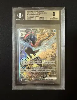 2024 Pokemon Black Star Promo Holo #132 GRENINJA EX BGS 9(Good Sub Grades) - Image 1