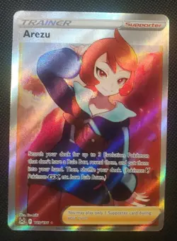 Arezu 189/196 Lost Origin Full Art Trainer Pokemon TCG - Image 1