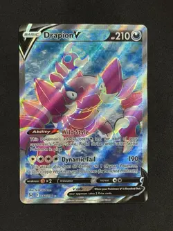 Pokemon TCG Drapion V Full Art 182/196 Ultra Rare Lost Origin - Image 1