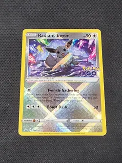 Pokemon Go "Radiant Eevee" SWSH230 / Black Star Promo / Near Mint - Image 1