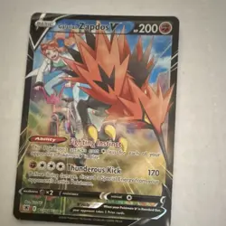 The Pokemon Company Galarian Zapdos V TG19/TG30 Astral Radiance UR Holo Eng - Image 1