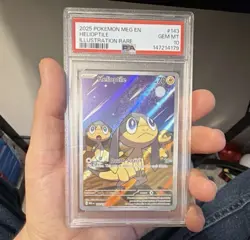 Pokemon Helioptile 143/132 Mega Evolution Illustration Rare Holo PSA 10 - Image 1