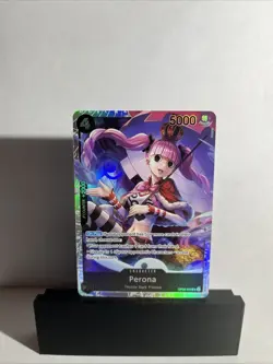 One Piece Perona OP06-093 Super Rare Foil Card Wings of the Captain - Image 1