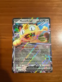 MEOWTH EX 062/088 DOUBLE RARE PERFECT ORDER POKEMON NM - Image 1