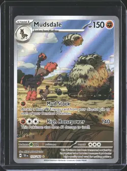 Mudsdale 175/162 Illustration Rare Temporal Forces Pokemon NM/M - Image 1