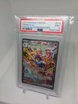 Pokemon Twilight Masquerade 2024 Special Illustration Rare #214 Greninja PSA 9 - Image 3