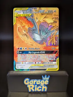 Moltres & Zapdos & Articuno GX 44/68 Ultra Rare - Hidden Fates Pokemon TCG NM+ - Image 1