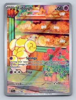 Pokemon TCG Fidough Holo Illustration Rare SV01: Scarlet & Violet Base Set 213/1 - Image 1