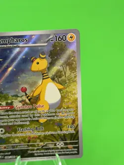 Pokemon Ampharos Mega Evolution Chaos Rising Illustration Rare 090/086 NM!!! - Image 5