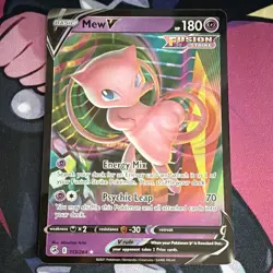 Pokemon TCG Mew V 113/264 Swsh08 Fusion Strike Ultra Rare Holo English - Image 1