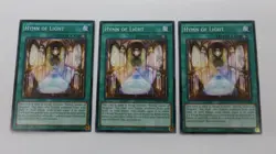 3x HYMN OF LIGHT SPELL DUEA-EN063 1ST EDITION COMMON YUGIOH NM UNPLAYED - Image 1