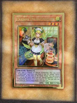 Yugioh Parlor Dragonmaid MAGO-EN023 Gold Rare 1st Ed NM - Image 1