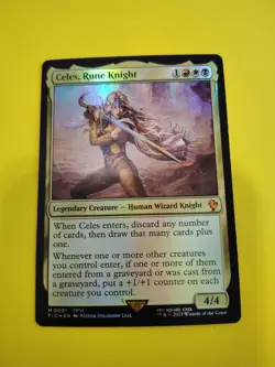 MTG - Celes, Rune Knight #1 - Commander: FINAL FANTASY - NM FOIL - Image 1