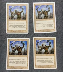 MTG Glorious Anthem x4 NM ! Seventh Edition / 7th / Magic The Gathering - Image 1