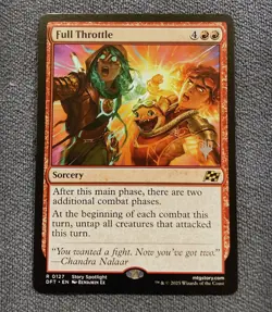 MTG Full Throttle x1 NM ! Aetherdrift Promo 127P / Magic The Gathering - Image 1