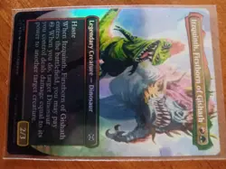 Itzquinth Firstborn of Gishath FOIL Magic The Gathering Ixalan MTG Dinosaur 331 - Image 2