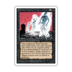 WOTC MtG Unlimited Animate Dead (U) EX- - Image 1