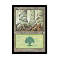 WOTC MtG Mercadian Masques Forest #350 (C) (Foil) EX - Image 1