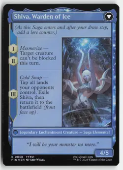 MTG - Jill, Shiva's Dominant FOIL R FINAL FANTASY 58 LP-NM - Image 2
