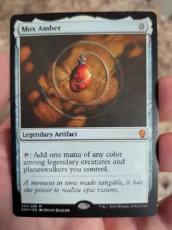 Mox Amber Magic: The Gathering MTG Card DOM 224/269 NM Legendary Commander EDH - Image 1