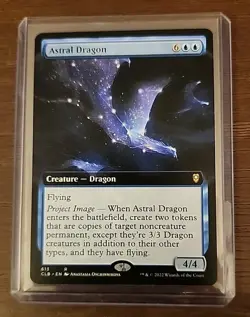 MTG - Astral Dragon - Extended Art CLB - Unplayed - Image 1