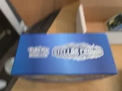 Pokemon Scarlet And Violet Stellar Crown Open Box Over 150 Cards W Holo & Dice - Image 2