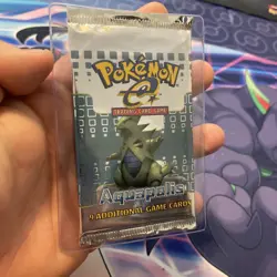 Wizards of the Coast Sealed Pokemon Aquapolis Booster Pack - 9 Cards Tyranitar 76930964026 - Image 1