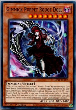 Yugioh - Gimmick Puppet Rouge Doll - MP25-EN380 - Common - NM/M - Image 1