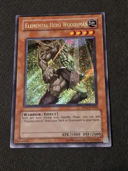 Elemental Hero Woodsman PP02-EN004 Secret Rare Unlimited Edition NM Yugioh - Image 1