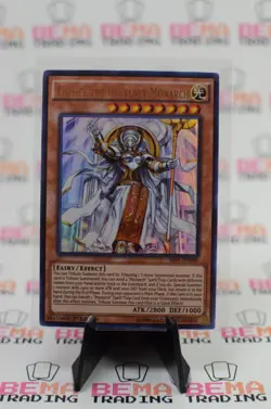 Yugioh Ehther the Heavenly Monarch SR01-EN000 Ultra Rare 1st Ed LP - Image 1