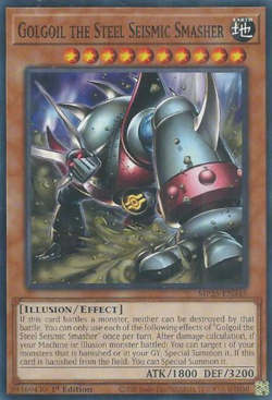Yugioh - Golgoil the Steel Seismic Smasher - MP25-EN345 - Common - NM/M - Image 1