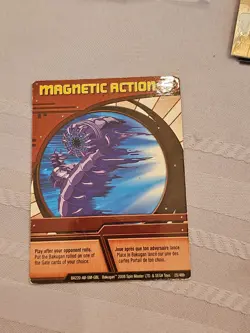 Bakugan Series 3 - 25/48B Red Ability Card - Magnetic Attraction - Image 1