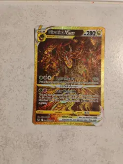 Pokemon Giratina VSTAR TCG Crown Zenith Gold Card GG69/70 Excellent Condition - Image 1
