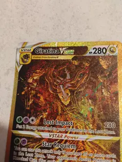 Pokemon Giratina VSTAR TCG Crown Zenith Gold Card GG69/70 Excellent Condition - Image 5