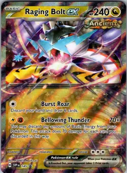 Raging Bolt ex - 145 Promo Holo SV: Scarlet & Violet Promo Cards NM - Image 1