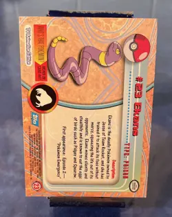 POKEMON CARD Foil/Holo EKANS #23 Blue Label Topps TV Animation Edition - Image 2