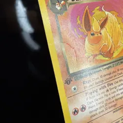 Dark Flareon 35/82 1st Edition Team Rocket Regular Pokemon Card - Image 4