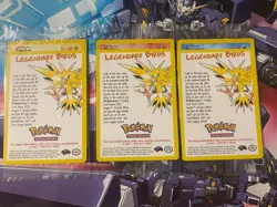 Sealed Legendary Birds Promo Card 3Set Pokemon Zapdos Articuno Moltres 2000 - Image 1