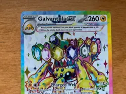 Pokemon Stellar Crown Galvantula EX Ultra Rare Holo Card 159/142 (NM) - Image 2