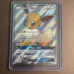 Eevee GX SM242 MINT/NM -Ultra Rare Pokemon Card- Black Star Promo - Image 1