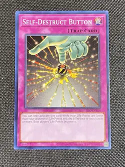 YuGiOh! Self-Destruct Button IOC-EN105 Common 25th Anniversary Edition Near Mint - Image 1