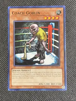 YuGiOh! - Coach Goblin IOC-EN015 Common 25th Anniversary Edition Near Mint - Image 1