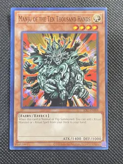 YuGiOh! Manju of the Ten Thousand Hands IOC-EN088 Common 25th Anniversary NM - Image 1