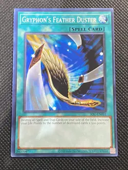 3x YuGiOh! Gryphon's Feather Duster IOC-EN091 Common 25th Anniversary Edition NM - Image 2